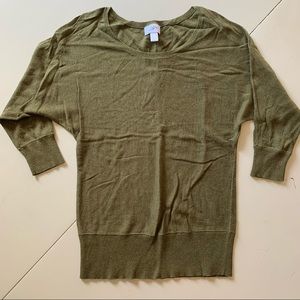 Ann Taylor Loft Olive Sweater